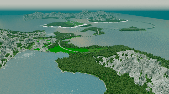 Komodo national Park【Mike's Road】 — Cities: Skylines Steam Workshop preview image