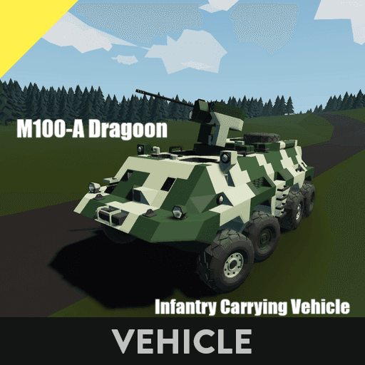 M100-A Dragoon Infantry Carrying Vehicle — Stormworks: Build and Rescue Steam Workshop preview image