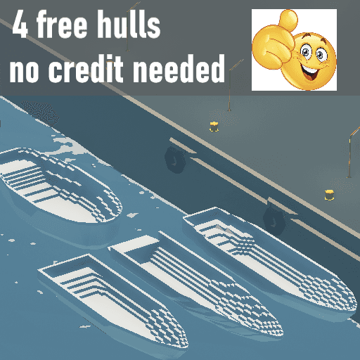 Free hulls — Stormworks: Build and Rescue Workshop preview