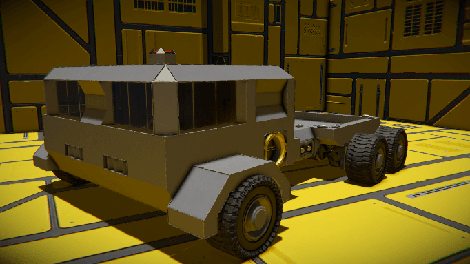 -Ourvrier- Heavy truck Mk_1 — Space Engineers Steam Workshop preview image