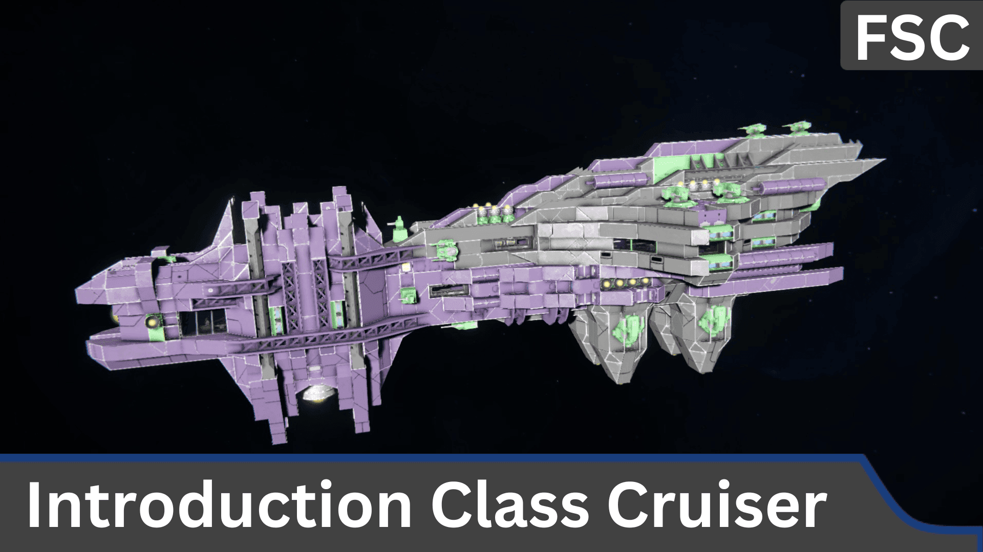 FSC Introduction Class Cruiser — Space Engineers Workshop preview