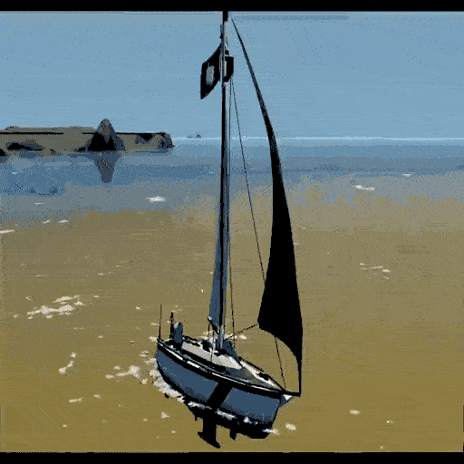 Zephyr 35 Racing Sailboat — Stormworks: Build and Rescue Steam Workshop preview image