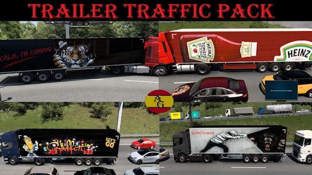 Trailer Traffic Pack — Euro Truck Simulator 2 Workshop preview