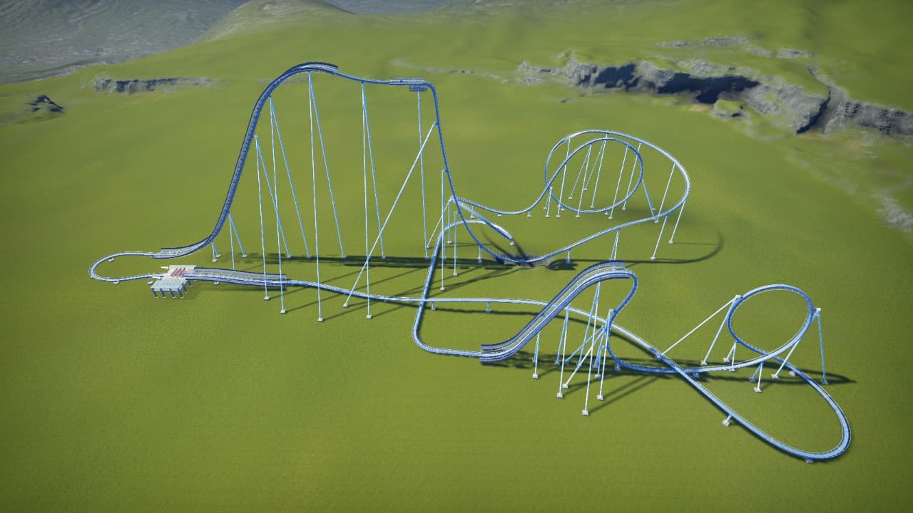 Blue Vengence — Planet Coaster Workshop preview