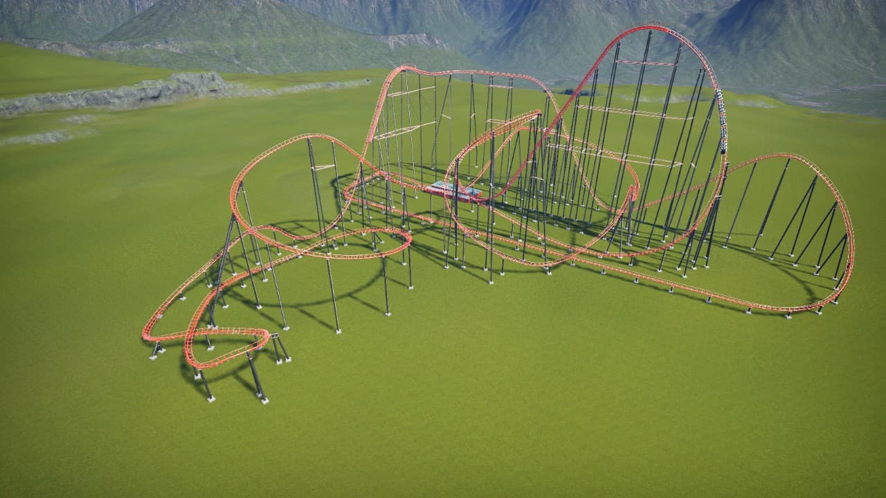 Hyper Shock — Planet Coaster Workshop preview