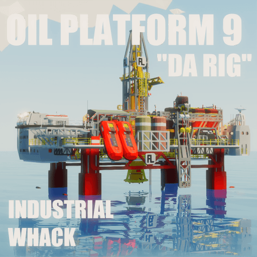 US Oil Platform 09 "Da Rig" Oil Rig by Industrial Whack — Stormworks: Build and Rescue Workshop preview
