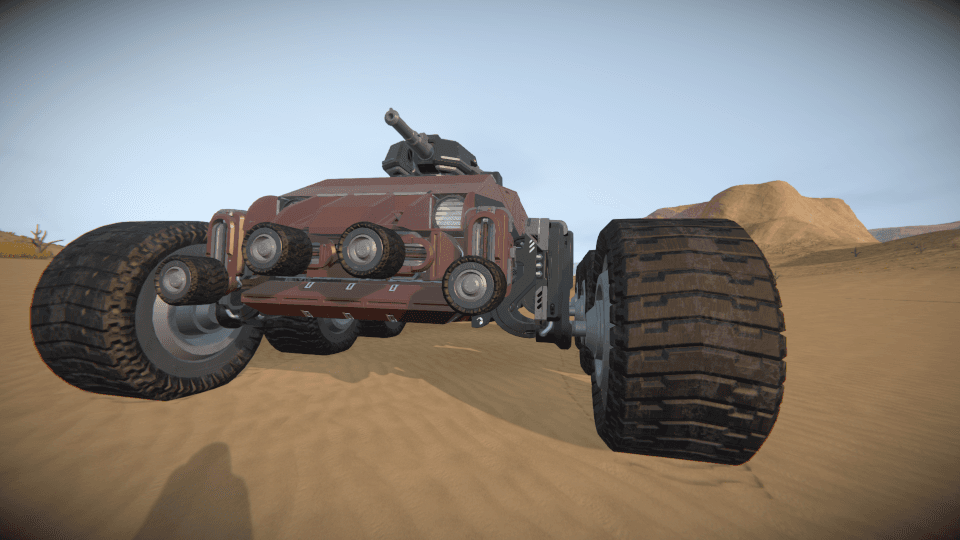 Cataphract Battle Rover — Space Engineers Workshop preview
