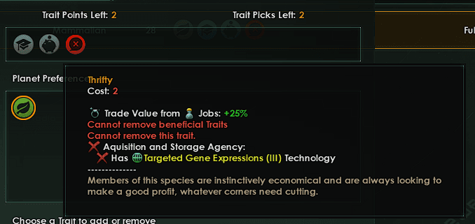 Remove Auto Mod Traits — Stellaris Workshop preview