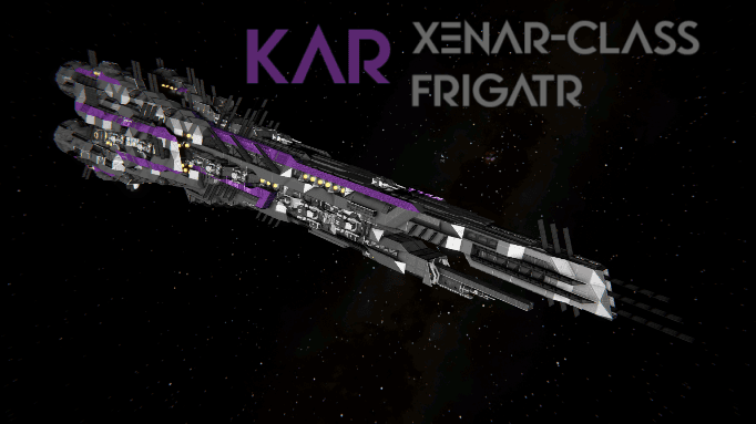 KAR Xenar-class frigate — Space Engineers Steam Workshop preview image