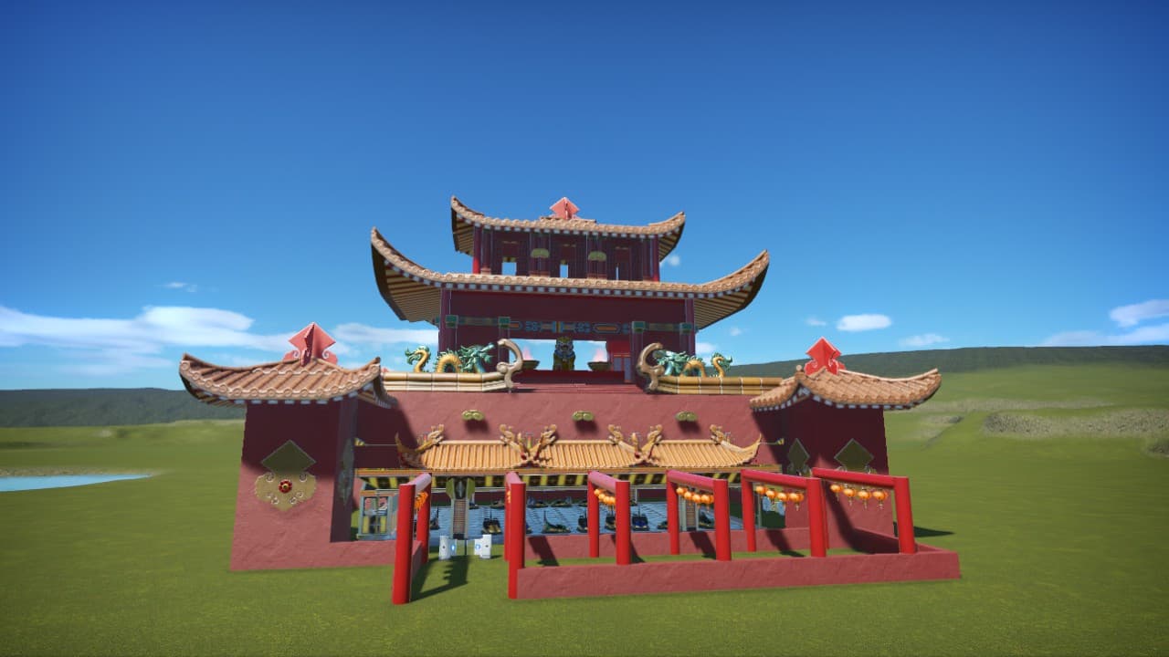 AK - Autoscooter im China Tempel — Planet Coaster Steam Workshop preview image