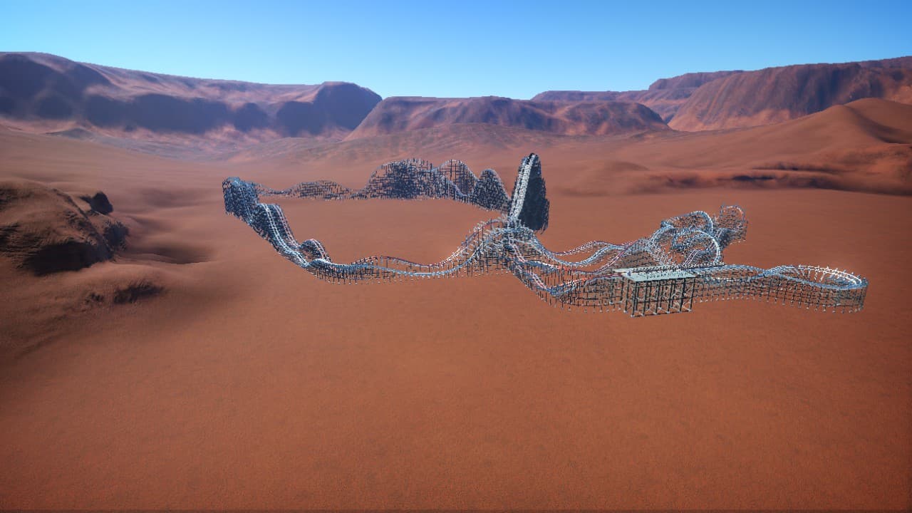 Fire & Ice Dueling Coaster — Planet Coaster Steam Workshop preview image