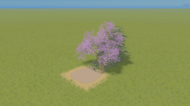 1x3 mini park — Cities: Skylines Steam Workshop preview image