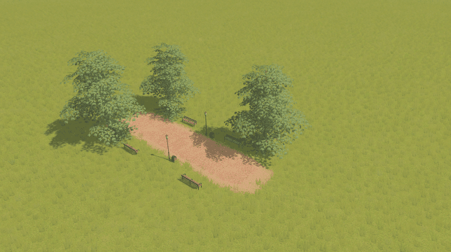 2x3 mini park — Cities: Skylines Workshop preview