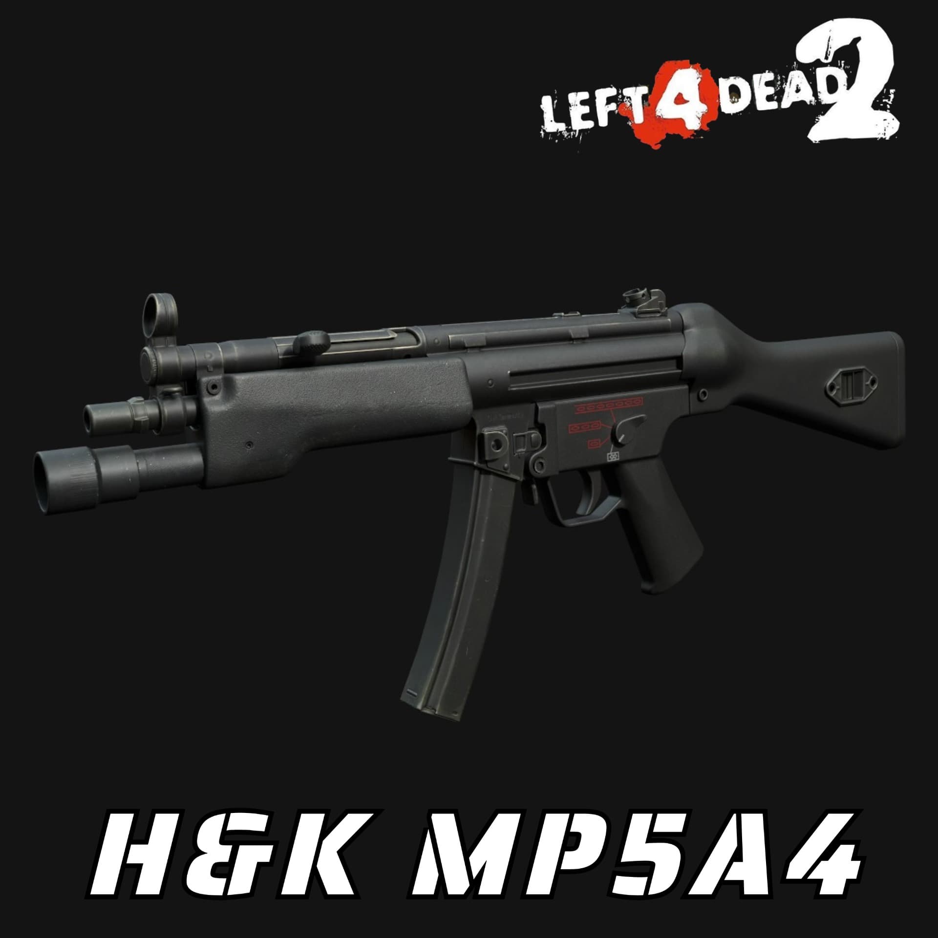 H&K MP5A4（MP5）
 — Left 4 Dead 2 Steam Workshop preview image