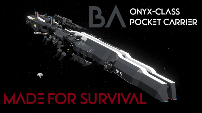 BA Onyx-class pocket carrier — Space Engineers Steam Workshop preview image