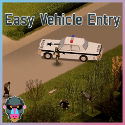 Monkey's Easy Vehicle Entry [B42] — Project Zomboid Steam Workshop preview image