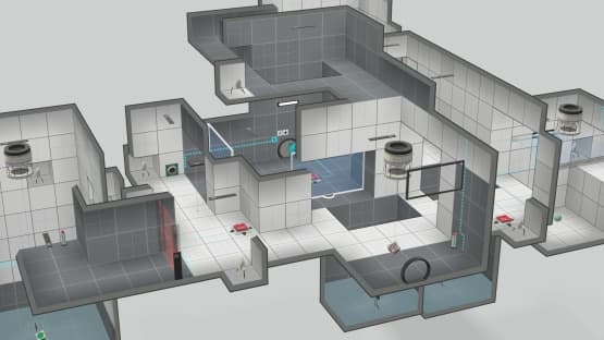 Companion Cube and Turret Test — Portal 2 Workshop preview