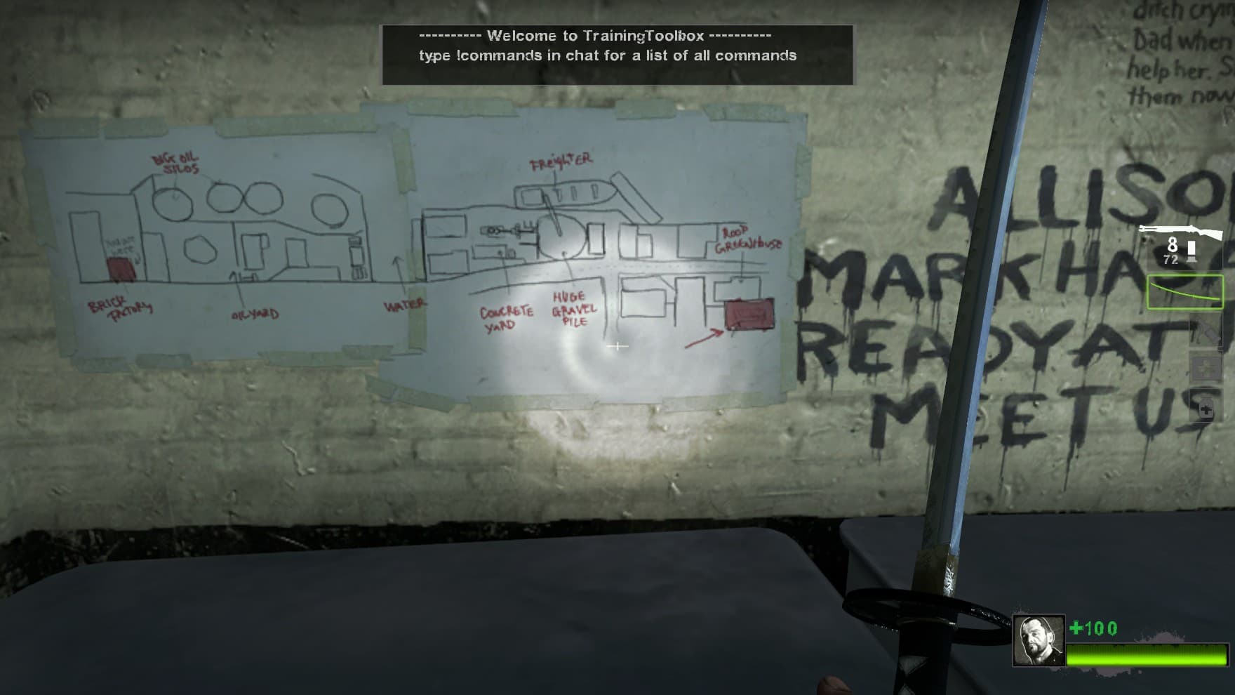 Removed Mention of the Union Tech Tower from Sacrifice safe room 1 map
 — Left 4 Dead 2 Steam Workshop preview image