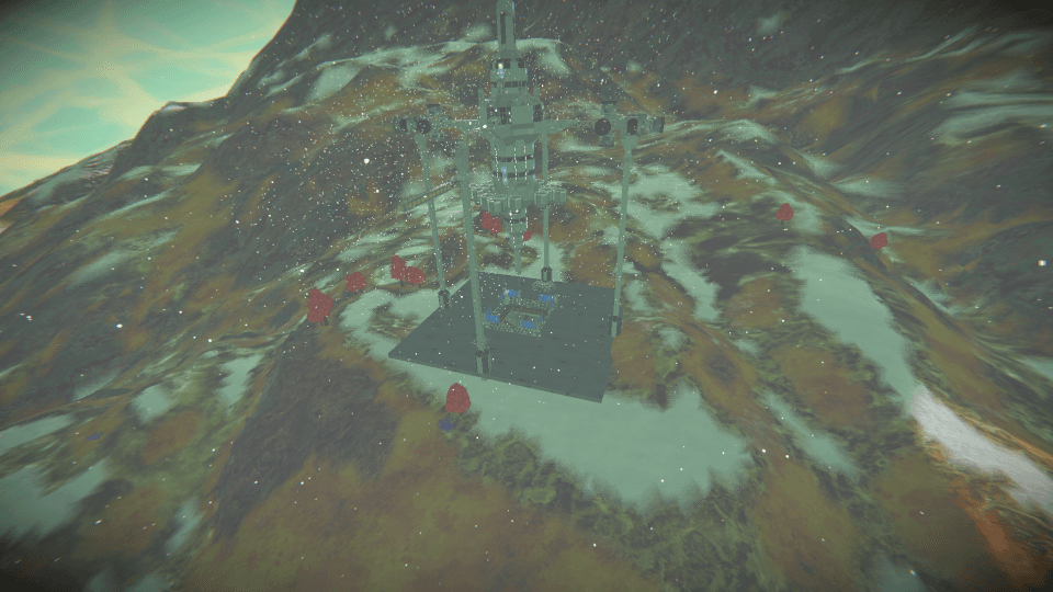 Delta Station-0416 Launch Site v3 — Space Engineers Workshop preview