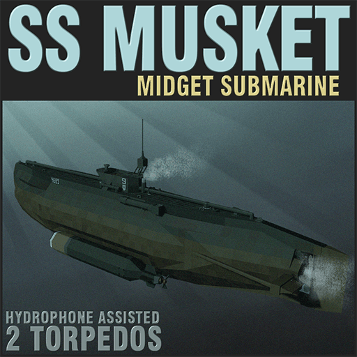 SS Musket - Midget Torpedo Submarine — Stormworks: Build and Rescue Steam Workshop preview image