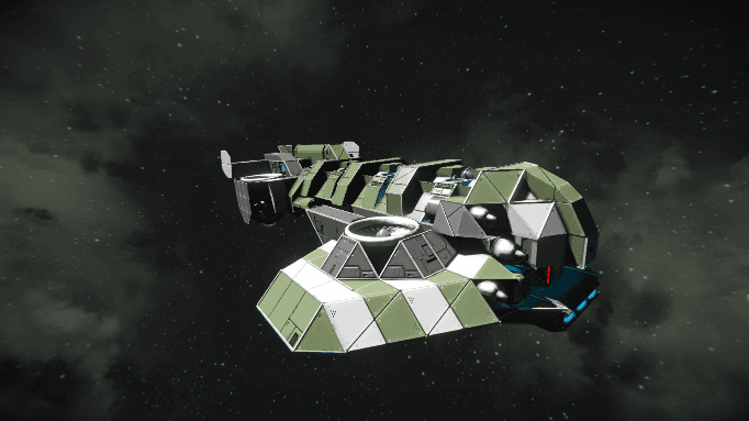 [STR] D-676 Raptor class Dropship — Space Engineers Workshop preview