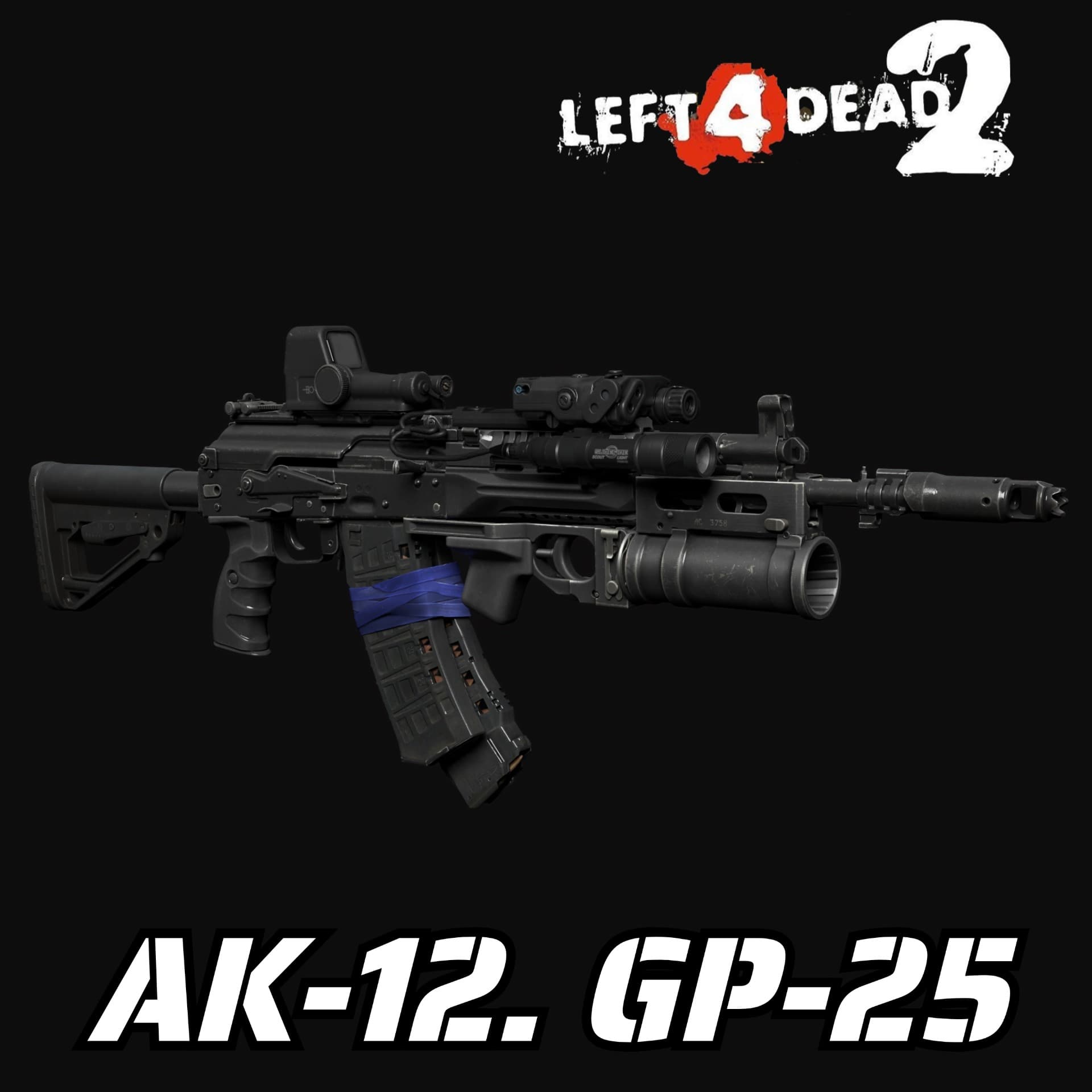 AK-12 2016Ver. GP-25（AK-47）
 — Left 4 Dead 2 Steam Workshop preview image