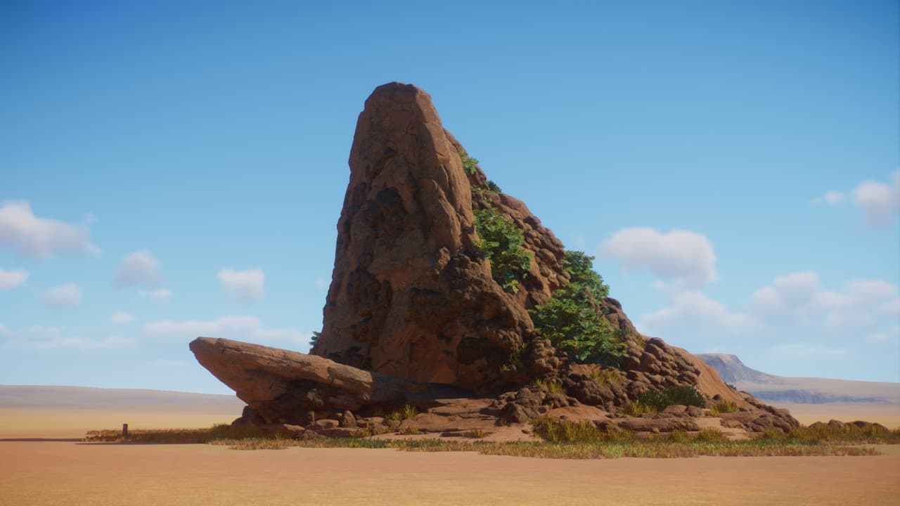 Akhenaten's Pride Rock formation — Planet Zoo Steam Workshop preview image