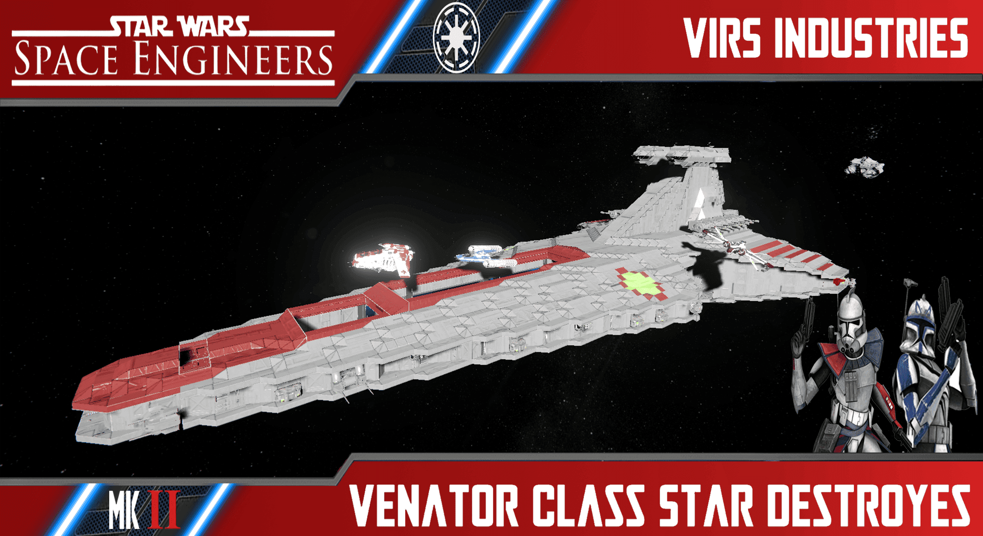 Star Wars Venator_MK 2 — Space Engineers Workshop preview
