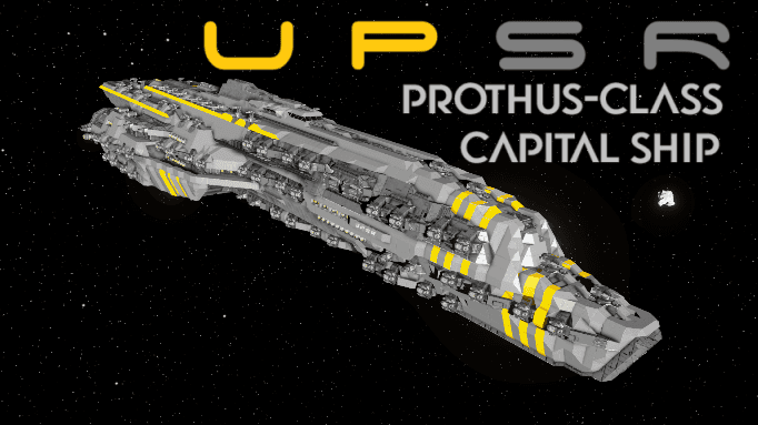 UPSR Prothus-class capital ship — Space Engineers Steam Workshop preview image