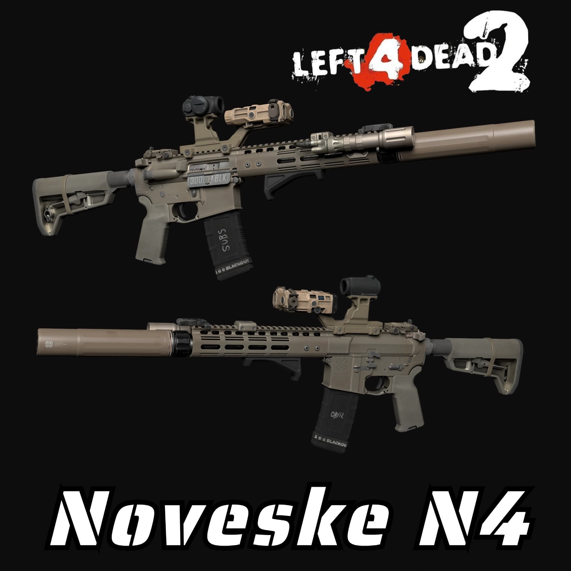 Noveske N4（M16） — Left 4 Dead 2 Steam Workshop preview image
