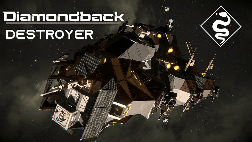 CHP Diamondback Destroyer — Space Engineers Workshop preview