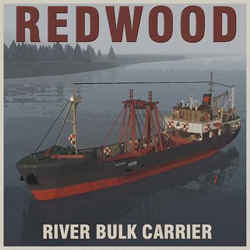 Redwood - River Bulk Carrier (Hoppers) — Stormworks: Build and Rescue Workshop preview