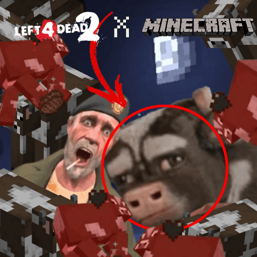 [Dead Cows] Cows (Minecraft) — Left 4 Dead 2 Steam Workshop preview image