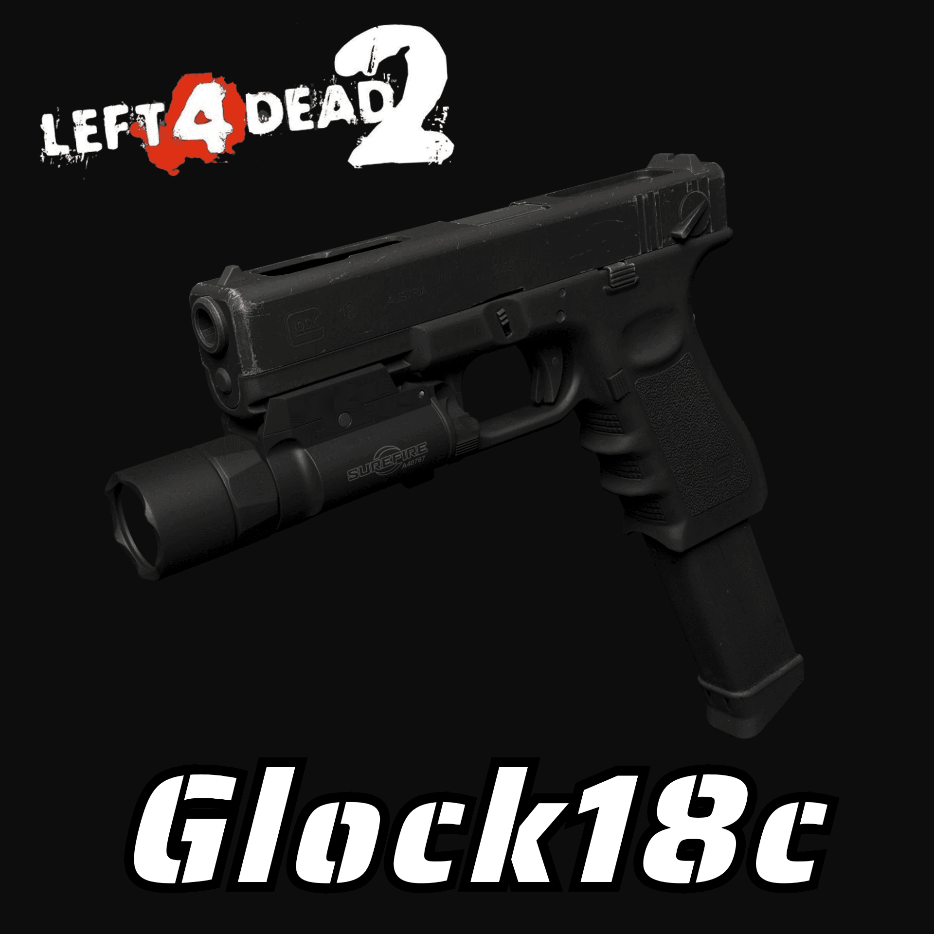 Glock18c（Rplace Uzi）
 — Left 4 Dead 2 Steam Workshop preview image