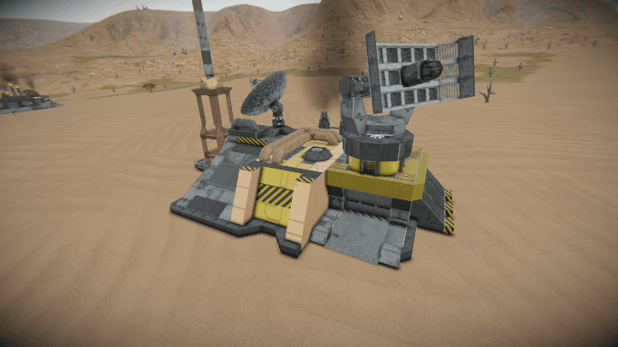 Radar Station (vanilla, no scripts, DLC) — Space Engineers Steam Workshop preview image