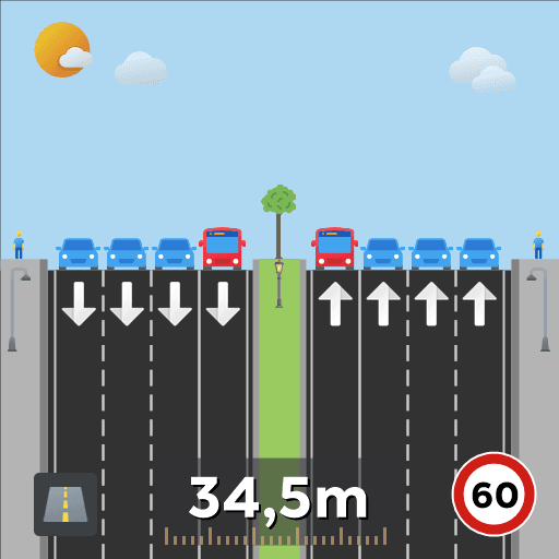 BRT and Car 1-3 Medium Stop — Cities: Skylines Steam Workshop preview image