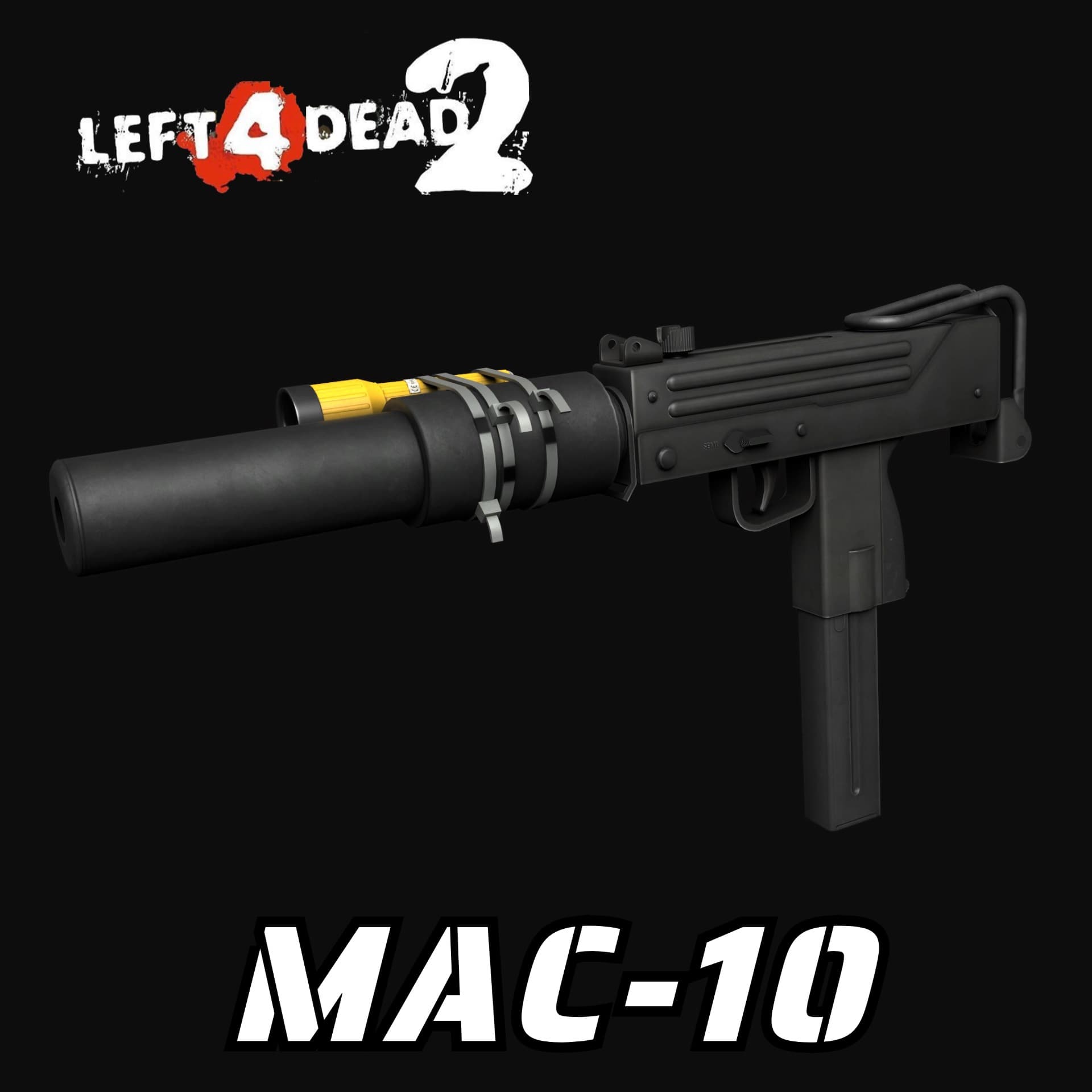 MAC-10 Suppressor（Silenced SMG）
 — Left 4 Dead 2 Steam Workshop preview image