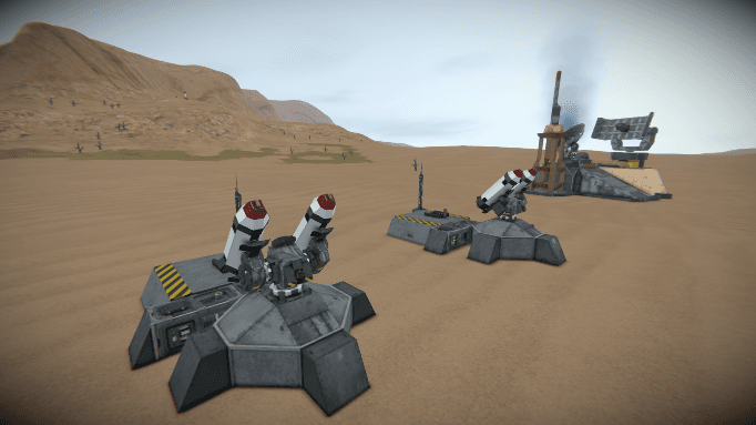 SAM Site (Scriptless, Vanilla, DLC) — Space Engineers Workshop preview