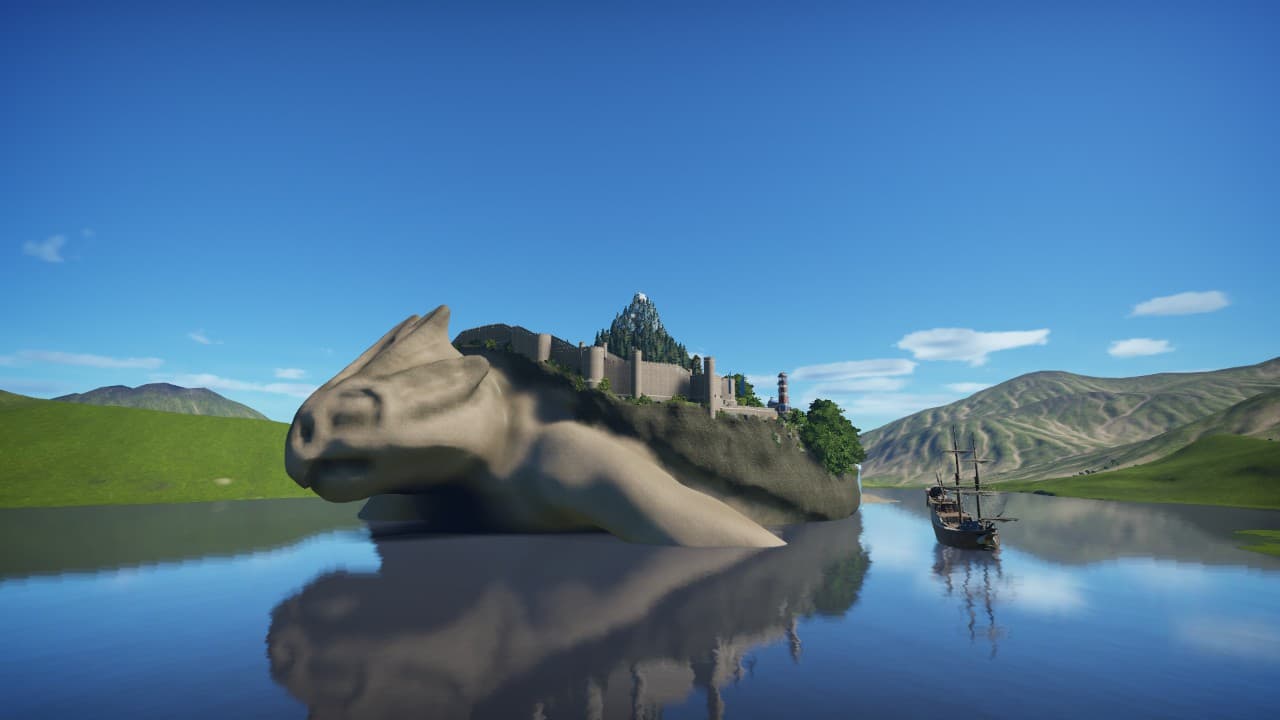 Aspidochelone — Planet Coaster Steam Workshop preview image