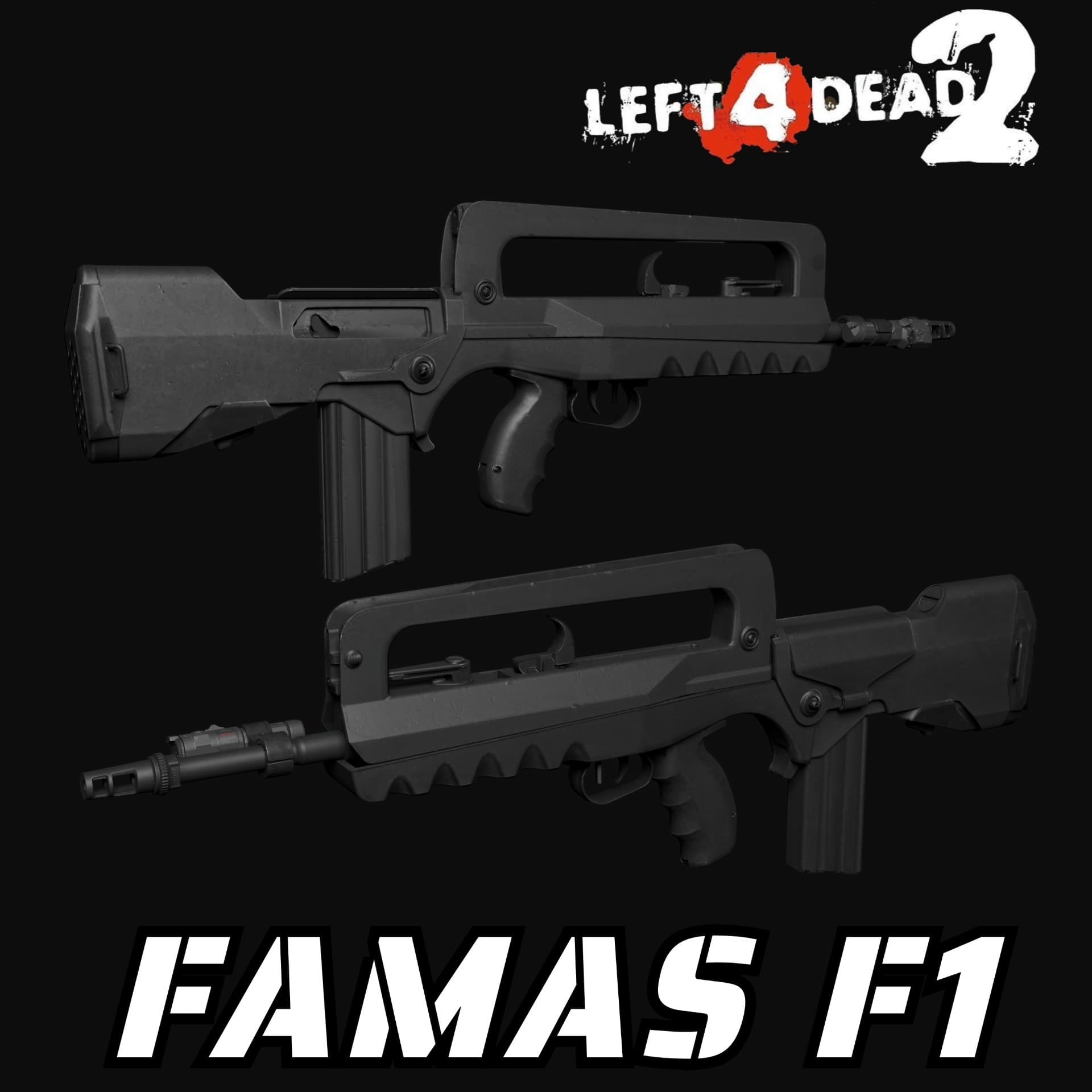 FAMAS F1（Desert Rifle）
 — Left 4 Dead 2 Steam Workshop preview image