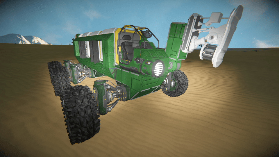 Ground Zero Survival Rover [mods required] — Space Engineers Steam Workshop preview image