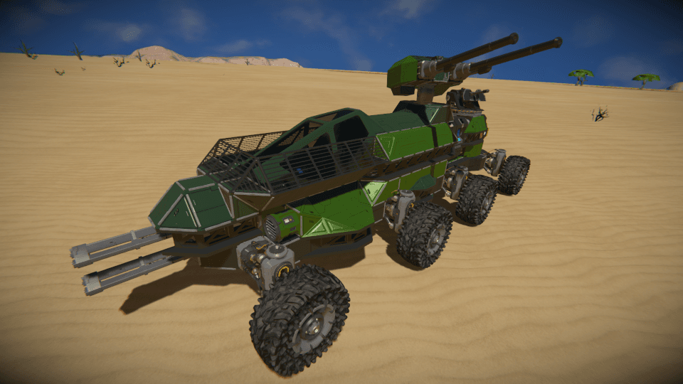 Crocodile - class Assault Rover — Space Engineers Workshop preview