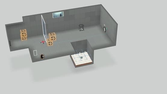 Portal 1 Test Chamber 04 — Portal 2 Workshop preview