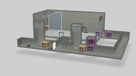 Underground Chamber 1: Secret on the wall — Portal 2 Workshop preview