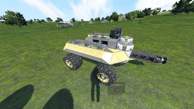 Chuckwagon Trailer — Space Engineers Workshop preview