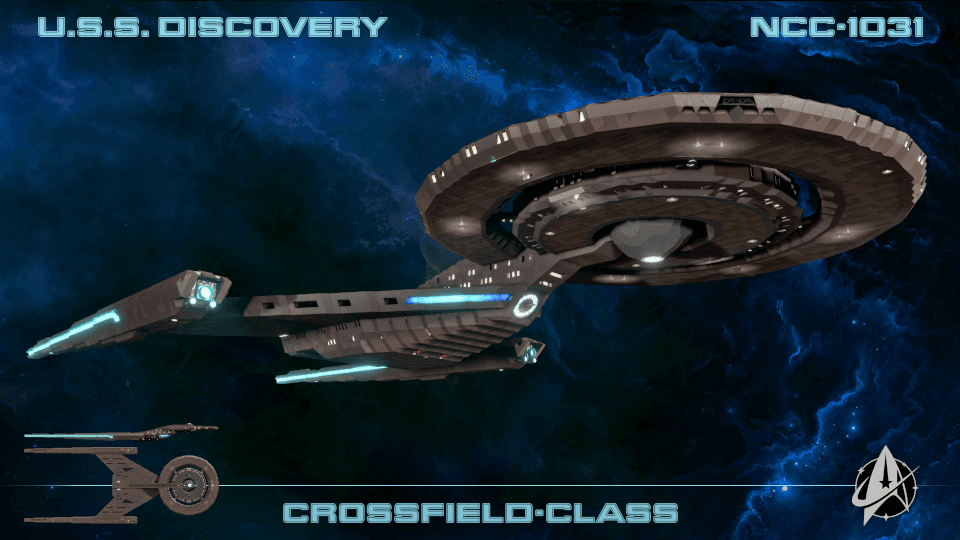 USS Discovery - Crossfield-class [Star Trek] [Empty Hull] — Space Engineers Workshop preview