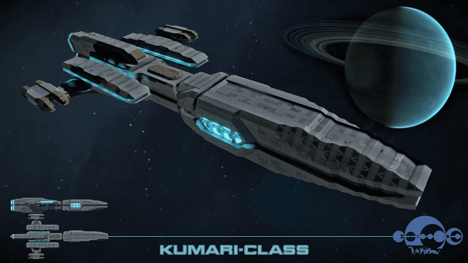 Kumari-class battlecruiser [Star Trek] [Preview] — Space Engineers Workshop preview