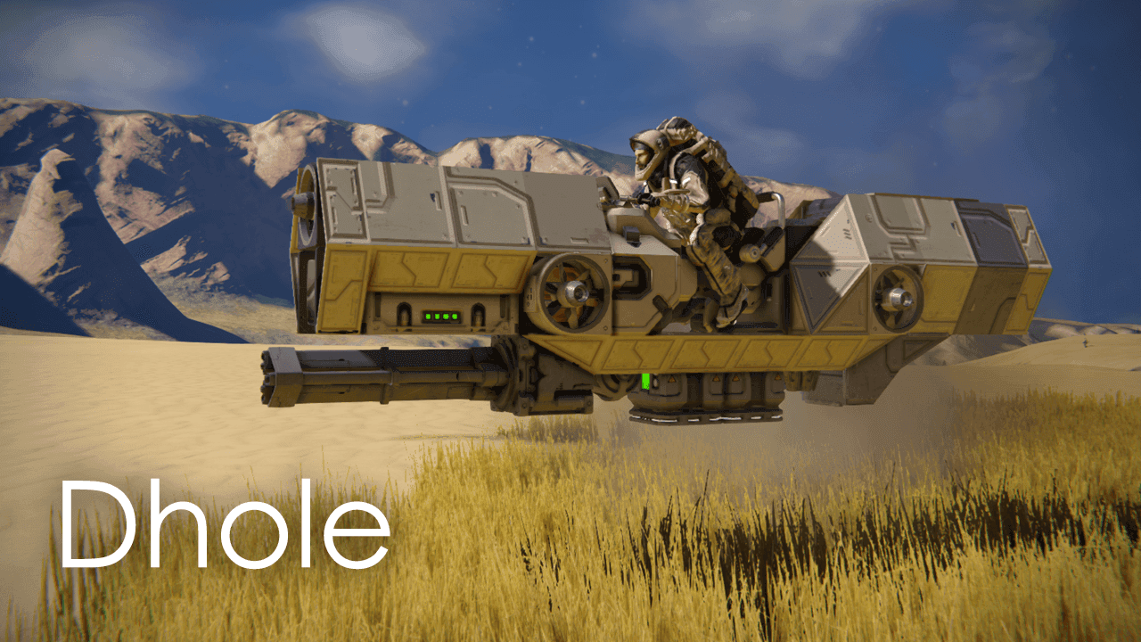 Dhole Scout Speeder — Space Engineers Workshop preview