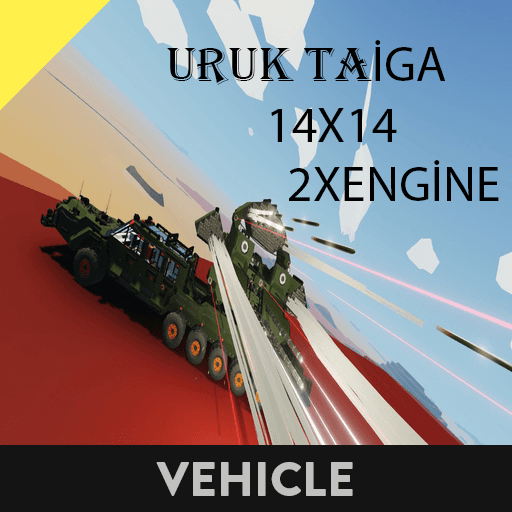 URUK M-13 TAiGA ROTARY CANNON+ROCKETS !!!!!14X14 2XENGiNE HEAVY MiLiTARY VEHICLE-216 KMH- — Stormworks: Build and Rescue Workshop preview