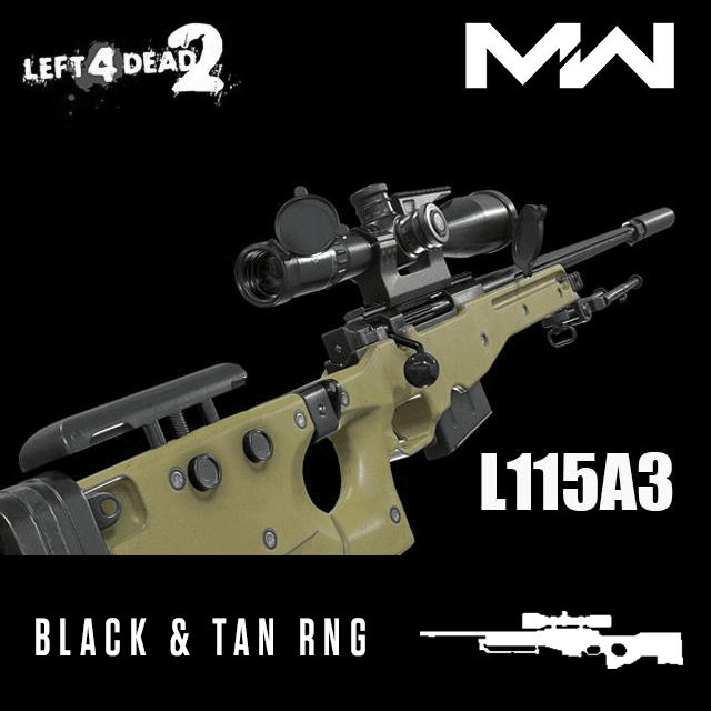 L115A3 Suppressed with MW19 Animation — Left 4 Dead 2 Steam Workshop preview image